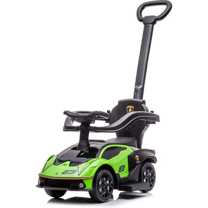 Billy Loopauto met Duwstang Lamborghini SCV12 Groen