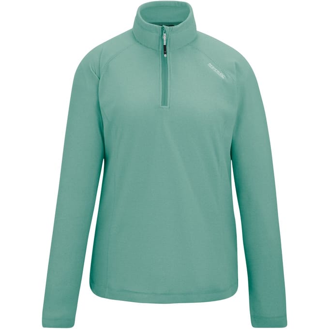 Regatta - Geweldige Outdoor Dames Montes Half Zip Fleece Top (Ivy Mos)