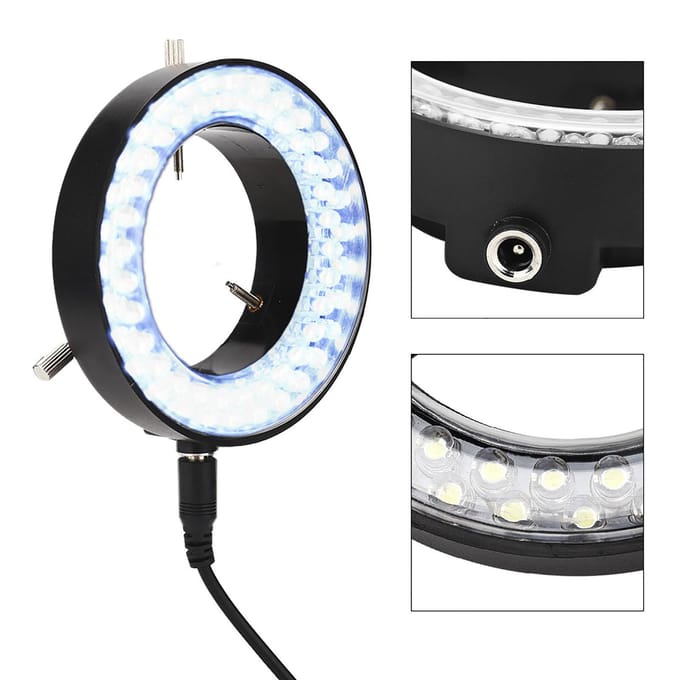 Lampe de microscope stéréo à éclairage annulaire pour la réparation de bijoux