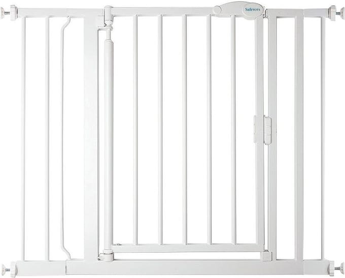 Safetots Self Closing Klemhek, Traphekje, 96,6cm - 103,6cm, Wit