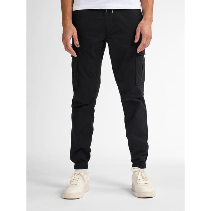 Petrol Industries - Heren Cargo Jogger Driftwoodstone - Zwart