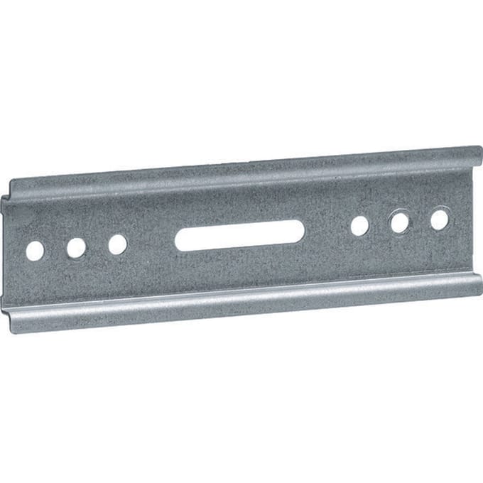 Hager Cliprail Vision Voor aansluitblokken L116,5mm H7,5mm - VKG59T [2 stuks]