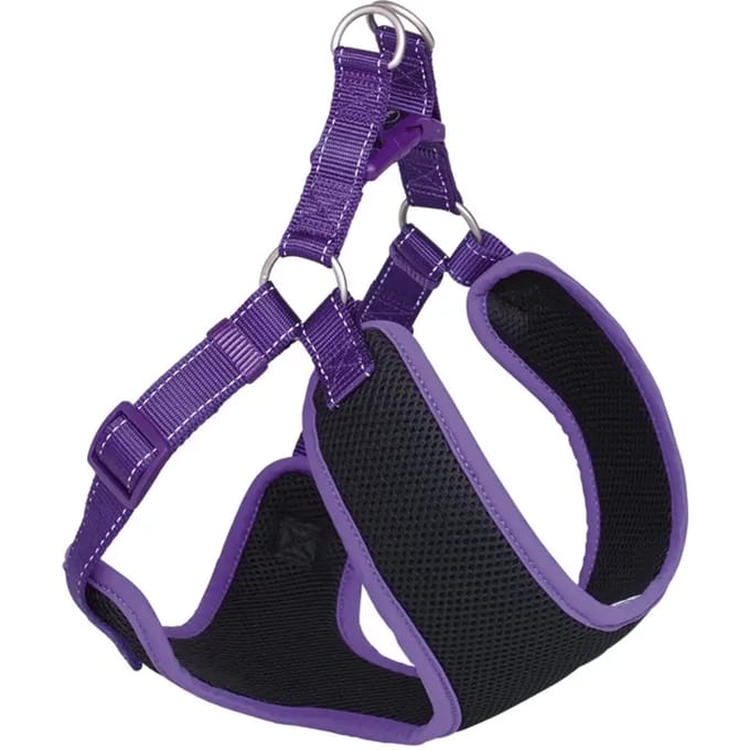 Hondentuig Nobby Pet Black Mesh Reflect