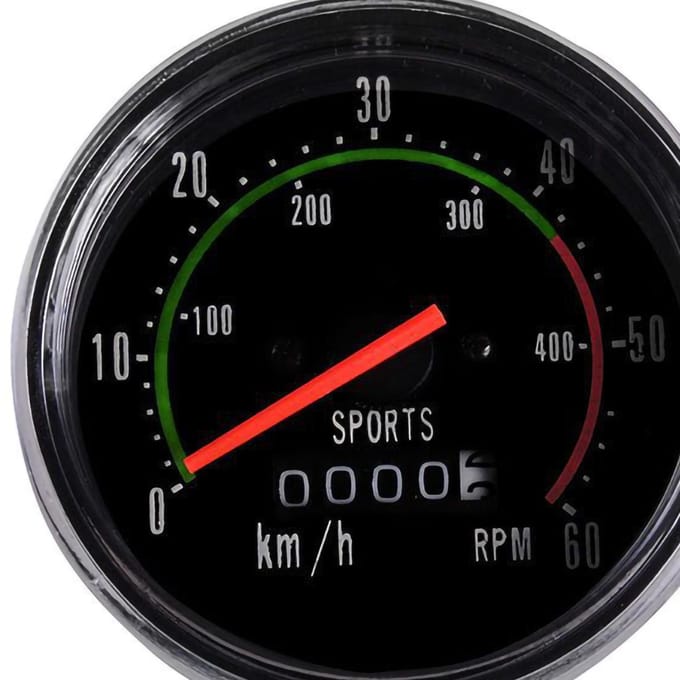 Fietssnelheidsmeter Fietssnelheidsmeter Circulair Universeel Mechanisch Nauwkeurige Meting gray