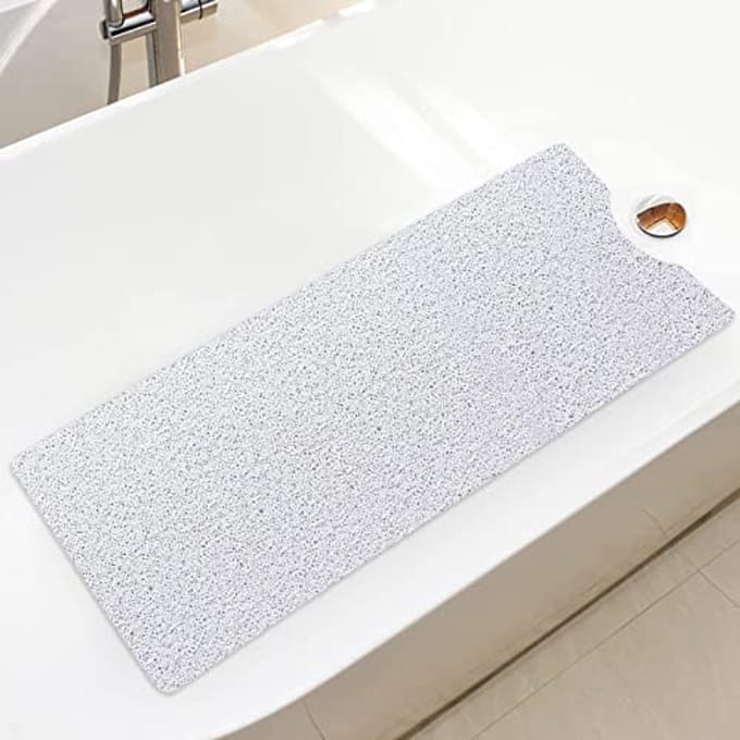 Antislip douchemat rubber 100x40cm - Extra zacht, machinewasbaar en schimmelbestendig