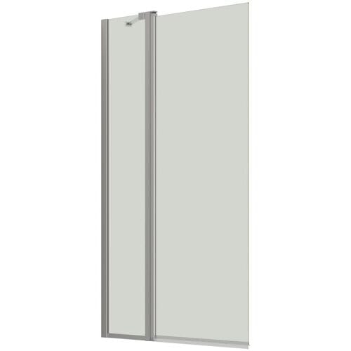 Dansani Match hinged bath door with fixed part 97 x 155 with clear glass H100-01
