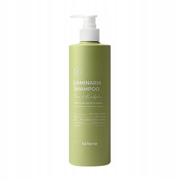LAFERME - Shampoo Laminaria Shampoo régénérant pour cheveux aux algues Pin & Eucalyptus, 500 ml