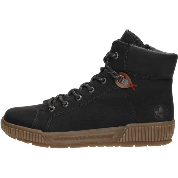 Enkellaarzen Rieker Veterschoenen Hoog Veterschoenen Hoog - zwart - Maat