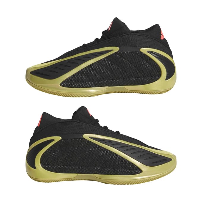 Adidas Anthony Edwards Sneakers Heren - Zwart - Maat 46 - Mesh/Synthetisch