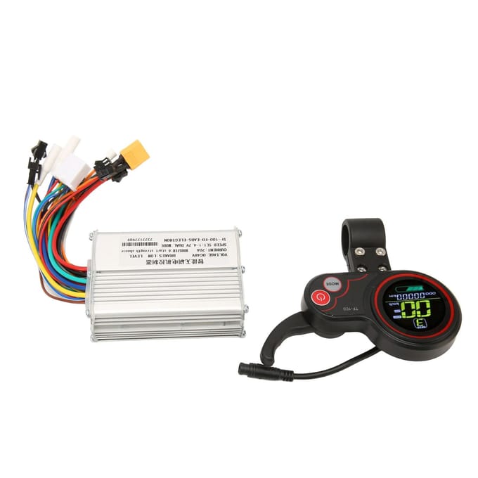 48V 20A Motor Borstelloze Controller met Display Paneel 3 Niveaus Achtergrondverlichting Aluminiumlegering voor white