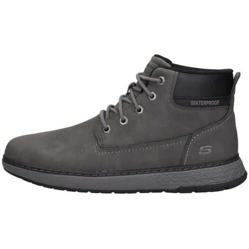 Skechers GARLAN - DENO Heren Veterschoenen - Charcoal