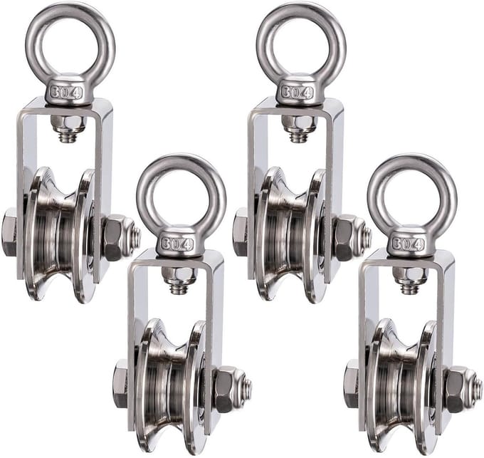 40 mm Katrol met 2 Kogellagers voor Fitness en Takels