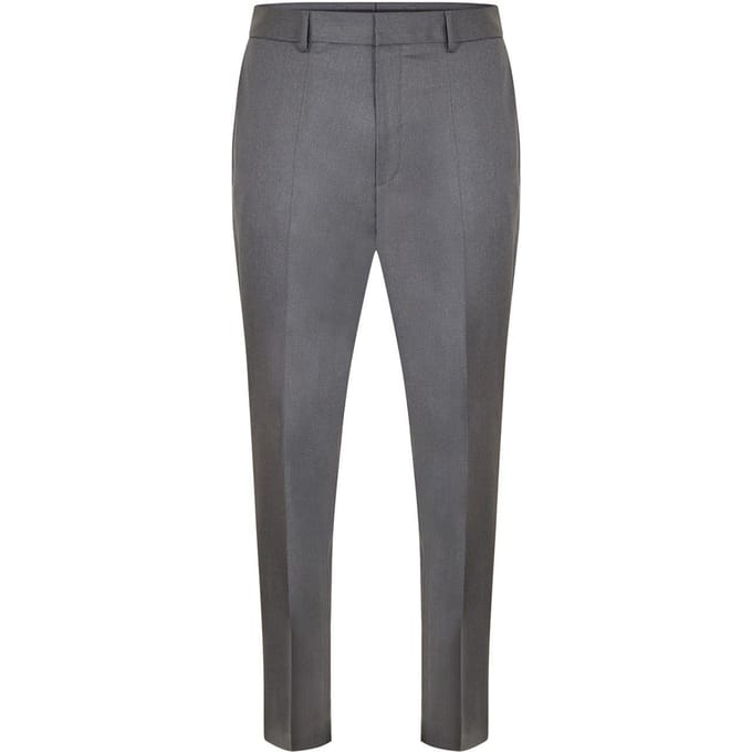 Boss Heren H-Lenon Broek Regular (Donkergrijs)