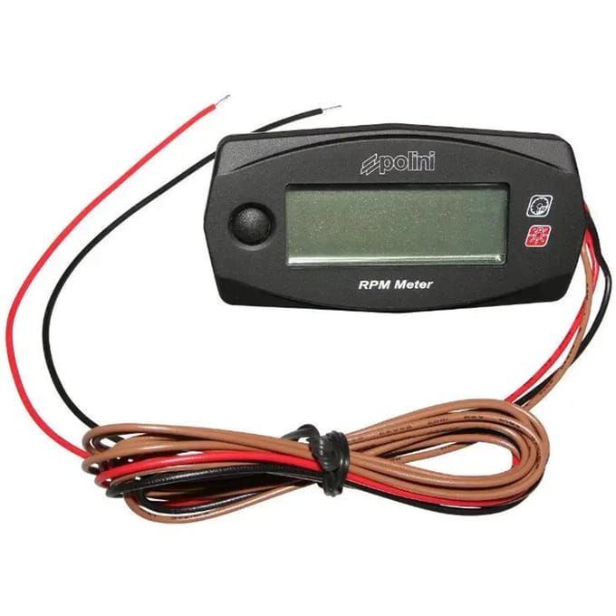 Toerenteller Polini LCD + Achtergrond verlichting