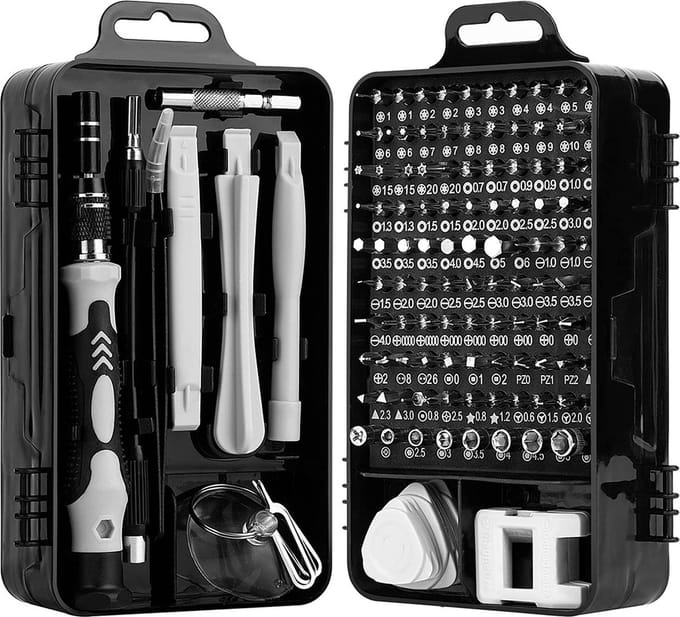 Precisie schroevendraaier set - 115-delig - Universeel - Magnetisch - Gereedschapset- Schroevendraaiers - Bitset met o.a. Torx