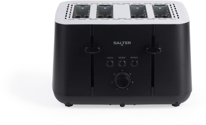 Salter Kuro 4-Slice Toaster - 7 Bruiningsniveaus - 1850W