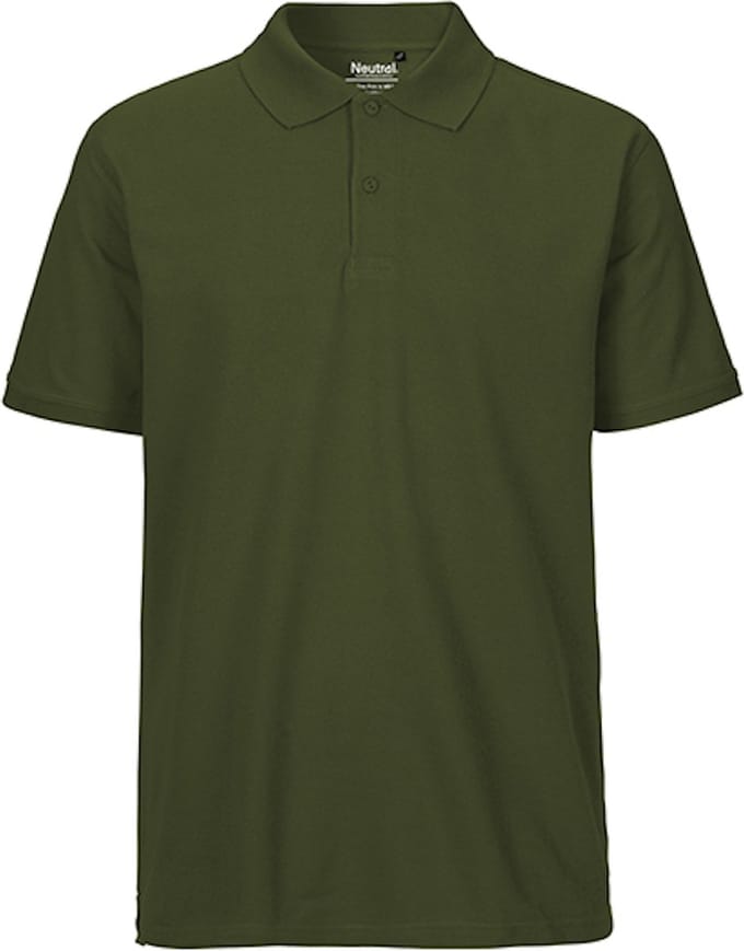 Neutral - Classic Polo - Military - 100% Biologisch Katoen maat S