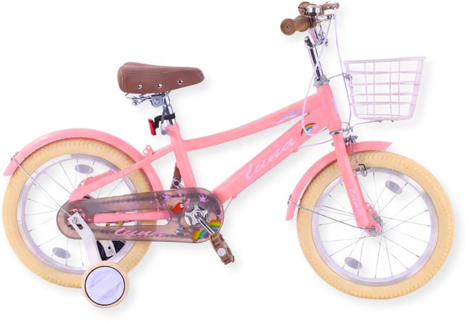 Buxibo - Kinderfiets voor Meisjes - Luna - 16 Inch - Roze