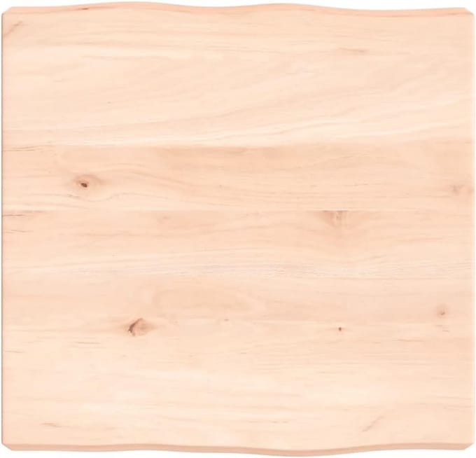 Massief Eikenhouten Tafelblad met Natuurlijke Rand - DIY Meubelblad