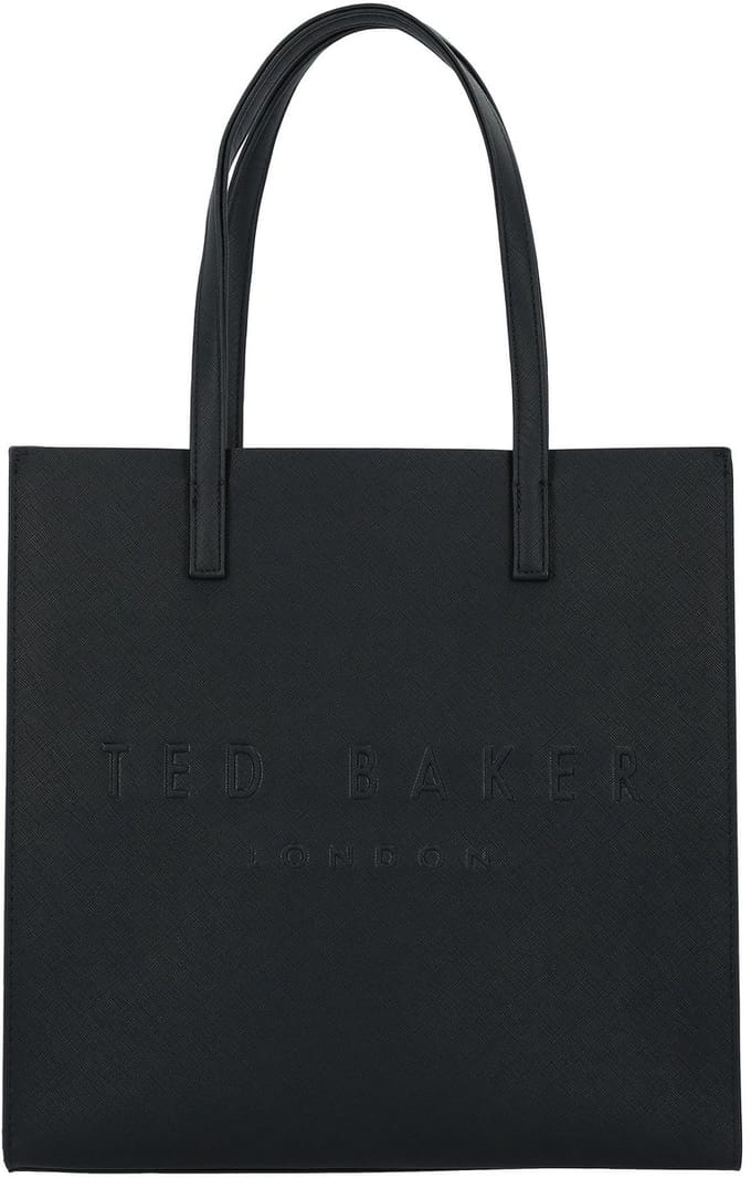 Ted Baker schoudertas Soocon Crosshatch Icon Bag Black zwart