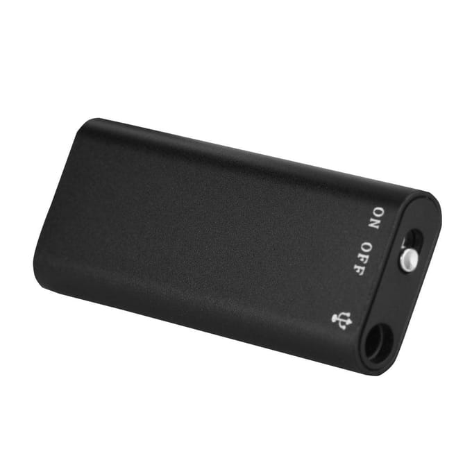 8GB Geheugen Voice Recorder 192Kbps Ruisonderdrukking 15 uur Opname Mini Audio Recorder