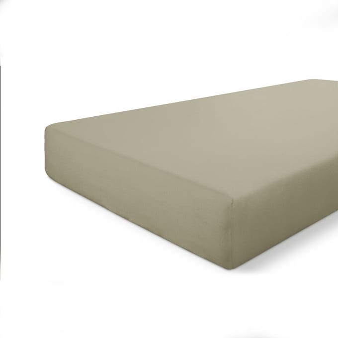 Walra Hoeslaken Crispy Cotton - 90x200 - 100% Katoen - Groen