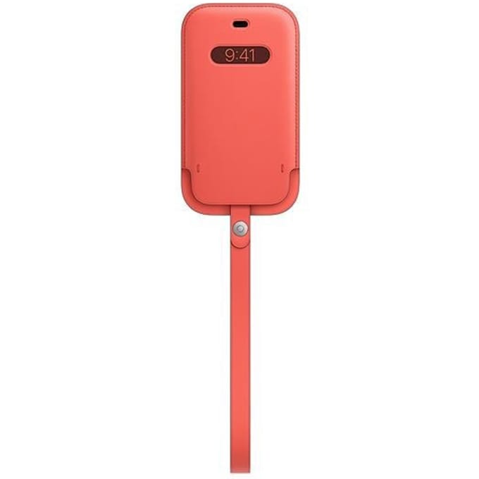 Apple - Leren hoesje met Koord - MagSafe - iPhone 12 Pro / 12 - roze