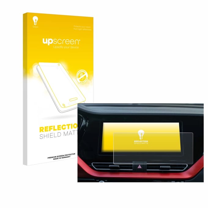 upscreen - Screenprotector voor Kia E-Niro 2020 Infotainment System - Folie Beschermfolie anti glare matte