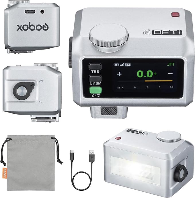 Camera Flash met TTL Auto Exposure, 2.4GHz Systeem, 1/8000s High-Speed Sync, Compact en Geschikt voor Sony Camera's