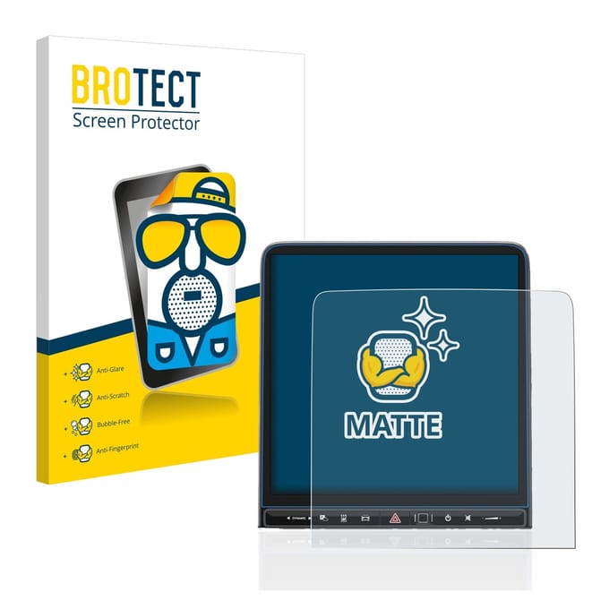 BROTECT - Screenprotector voor Mercedes-Benz EQS 2022-2023 - Folie Beschermfolie matte
