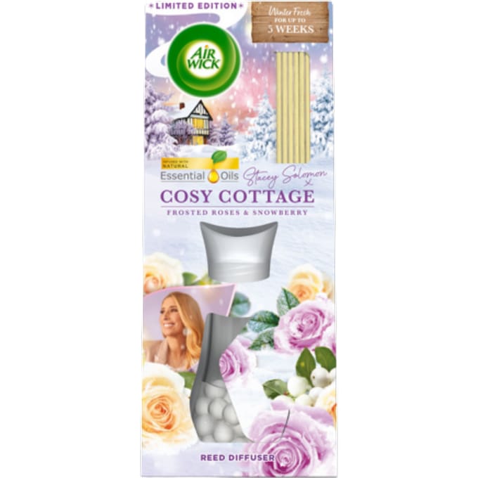 Airwick Cosy Cottage Frosted Roses & Snowberry Reed Diffuser – 33ml
