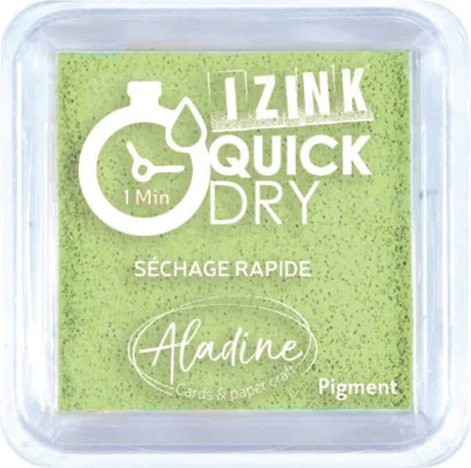 Izink Quick Dry M Inkpad - Lime Green