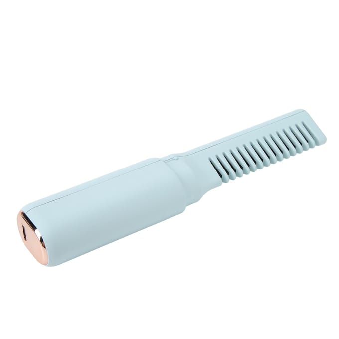Oplaadbare Mini Stijltang 3 Instelbare Temperatuur 2000mAh Anti-Verbrandings Type C Draadloos hemelsblauwe kleur