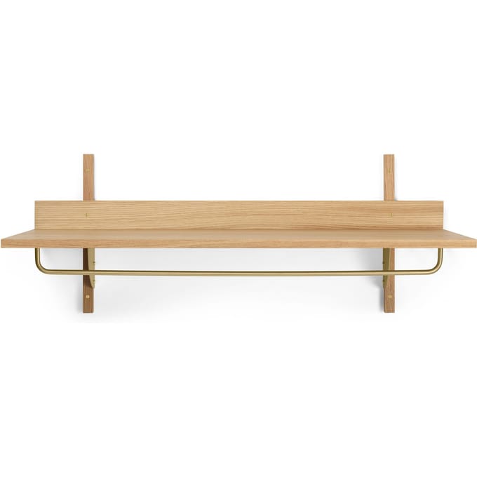 Ferm Living Regal Sector Rack - eiken/messing