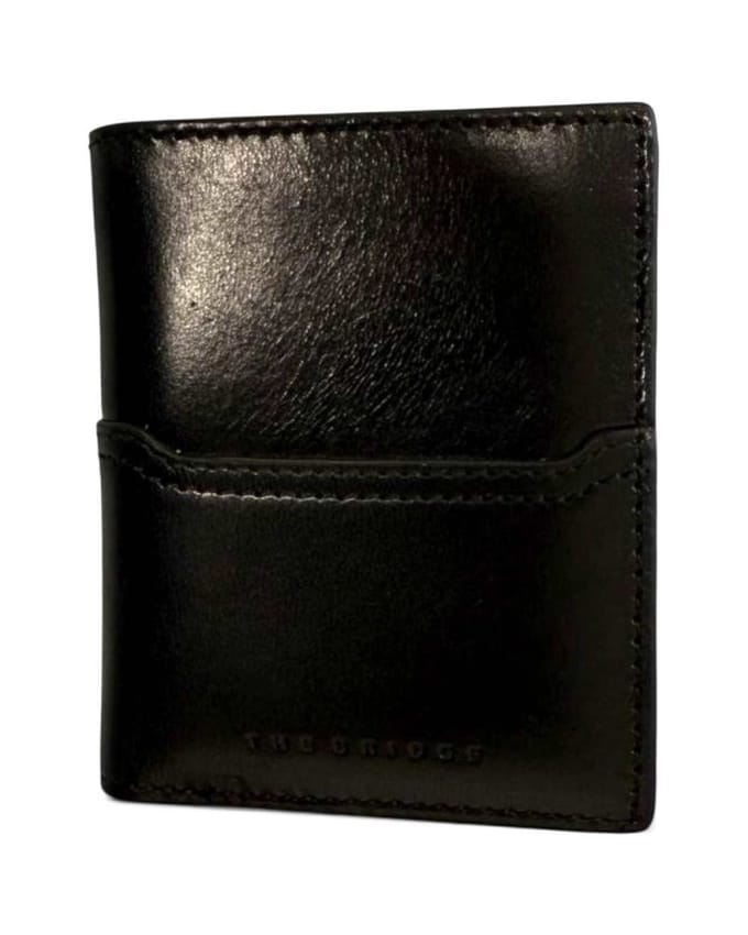 Portemonnee de brug man zwart leder - 01504501-7R