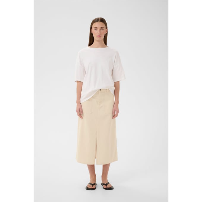 INWEAR Dilysiw Skirt Rokken Dames - Ecru - Maat 38