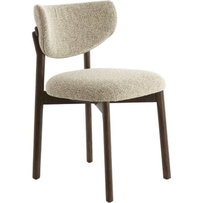 Light & Living - Eetkamerstoel TROSA - 54.5x51x80.5 cm - Bruin - Set van 2