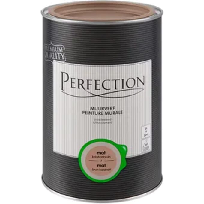 Perfection Ultradekkend Muurverf - Mat - Kalaharibruin - 1l