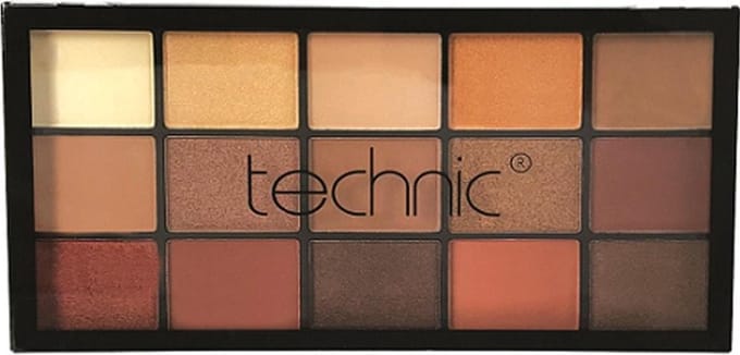 Technic Pressed Pigment Oogschaduw Palette - Bronze & Beautiful