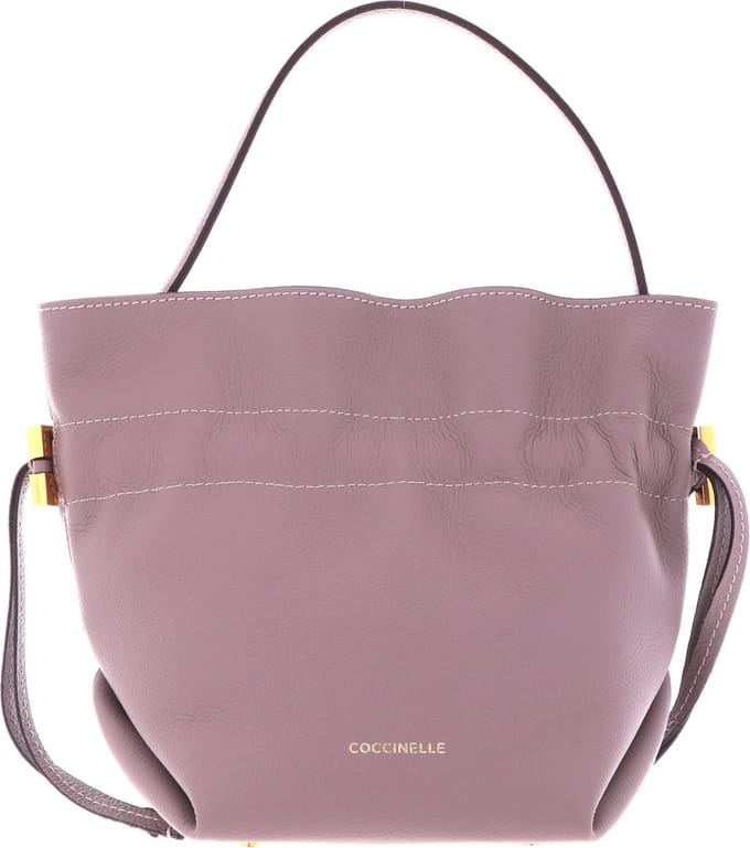 COCCINELLE Leren Handtas Schoudertas Romance Handbag Anemone / Anemone Oud roze