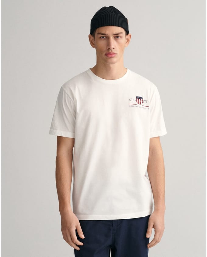 Gant Archive Shield geborduurd T-shirt