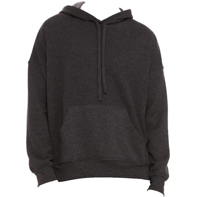 Bella+Canvas Unisex Sponge Fleece Pullover DTM Hoodie CV3729 - Dark Grey Heather - M