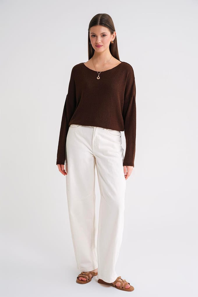 Oversized Bootletter Trui