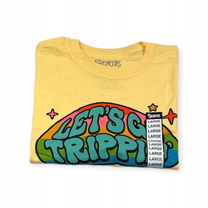 Koszulka T-shirt męska okrągły dekolt SPENCER'S SINCE 1947 L