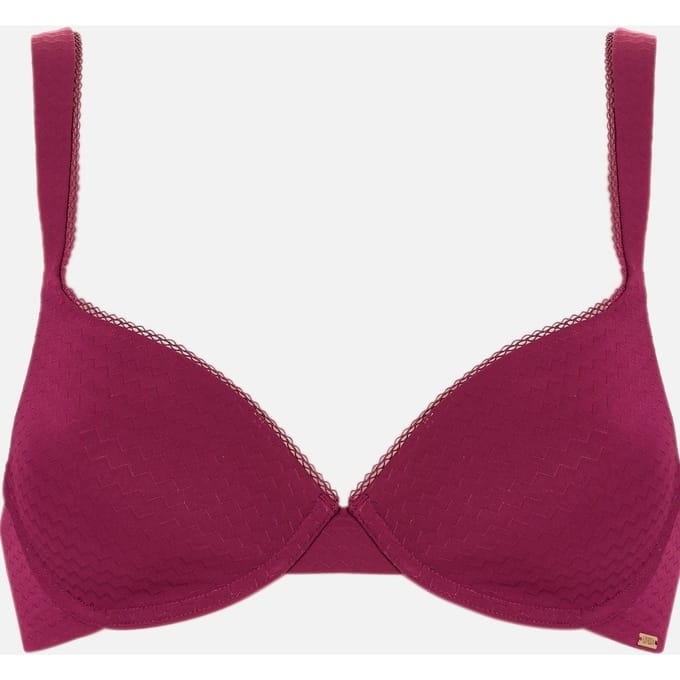 Livera Bra Tshirt Lindsey Zigzag Cassis Taglia: E70 | Reggiseni Outlet | Donna