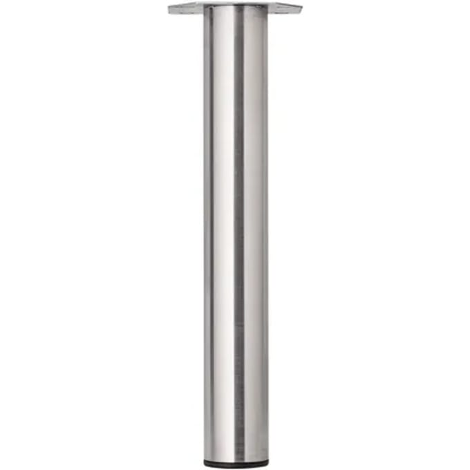 Duraline Meubelpoot Rond Staal 6x42cm Geborsteld Nikkel