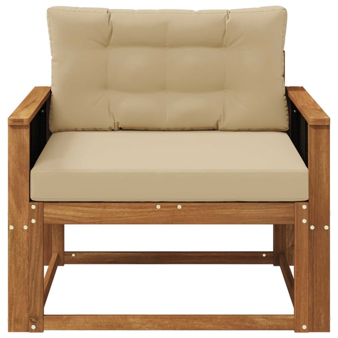vidaXL - Buiten - Midden - Sofa - Naturel