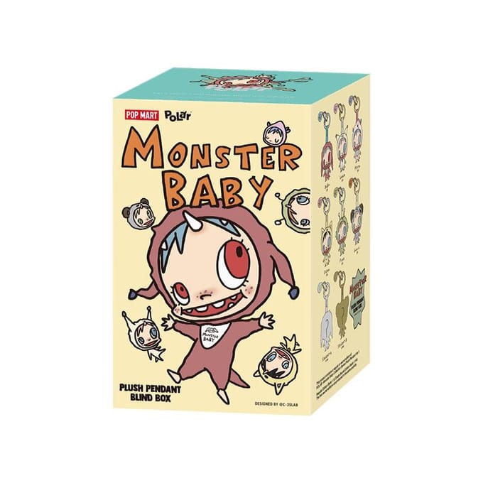 POP MART POLAR-Monster Baby Collectie Serie Pluche Hanger Versie 1 blind box beige