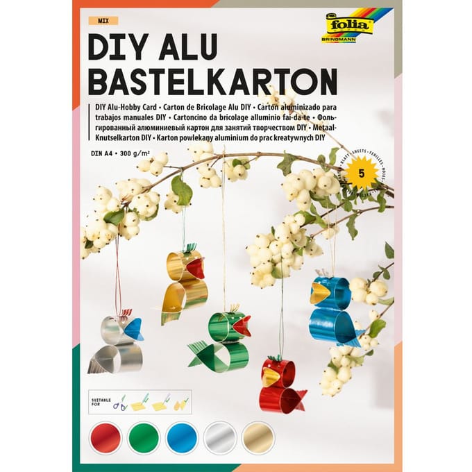 Metaal knutselkarton, DIN A4