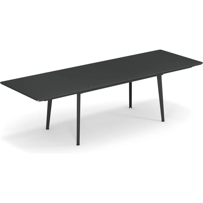 Emu Plus4 Verlengbare tafel - antiekijzer - 160 x 90 cm